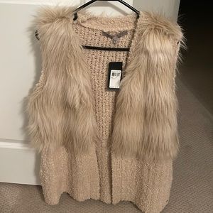 Guess faux fur vest